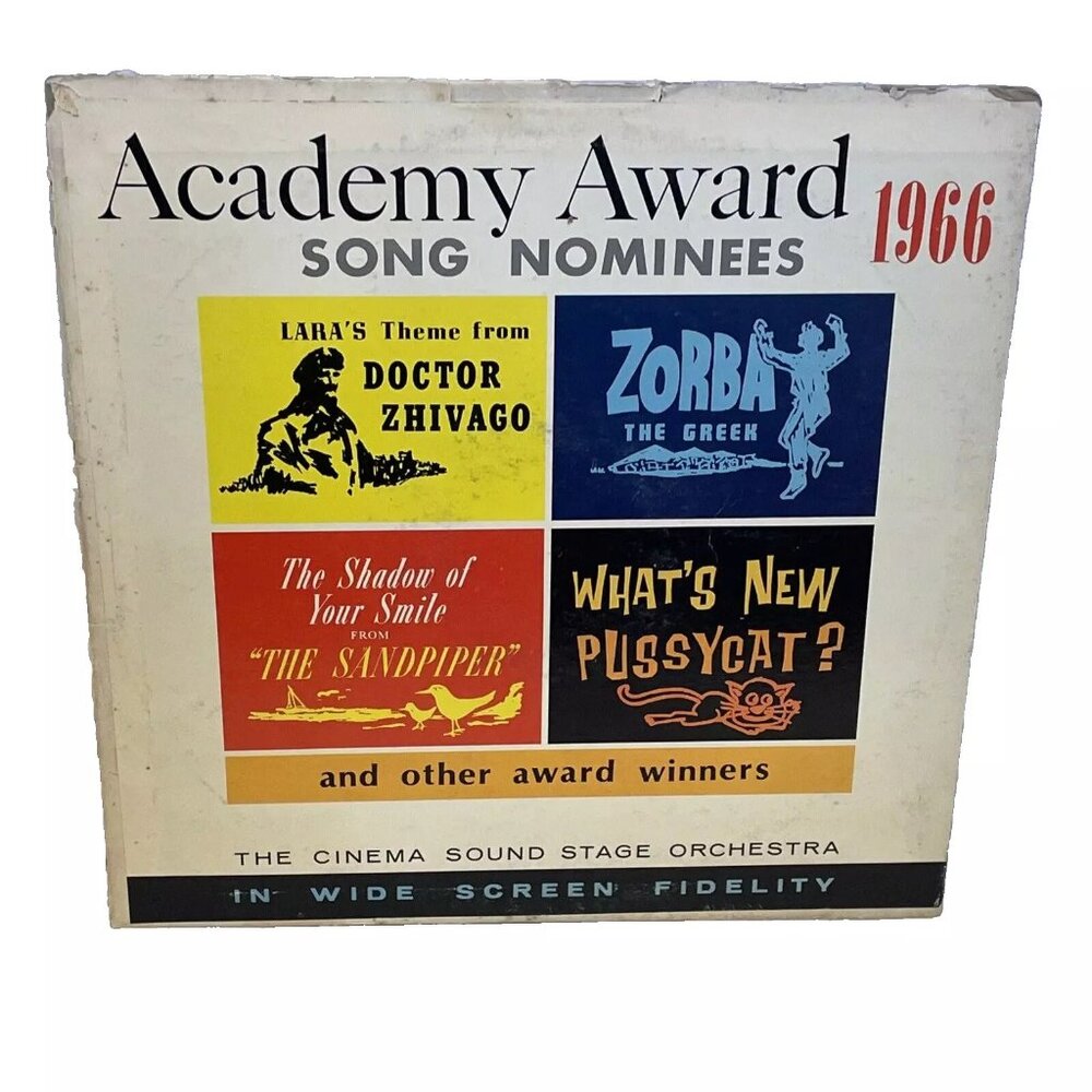 Academy Award Nominations 1966 (Vinyl, 1966) Somerset SF-25300 Good+ LP Record